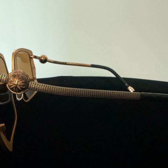 SHAMBALLA Black and Rose Gold Sunglasses main image 4